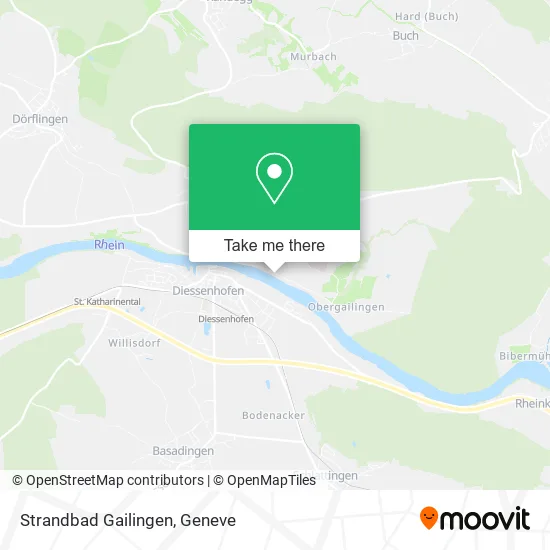 Strandbad Gailingen map