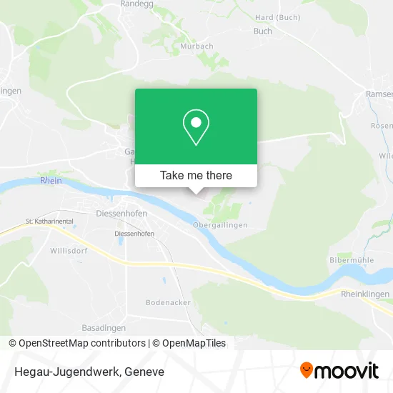 Hegau-Jugendwerk map