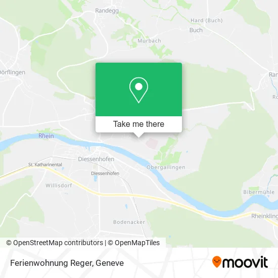 Ferienwohnung Reger map
