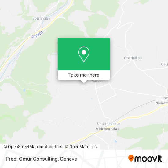 Fredi Gmür Consulting map