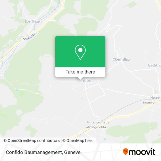 Confido Baumanagement map