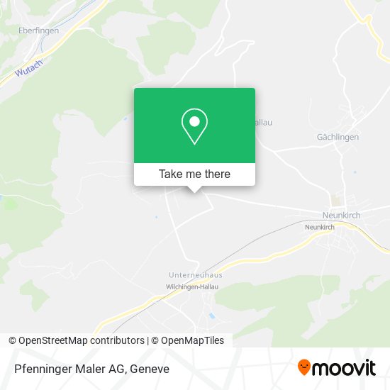 Pfenninger Maler AG map