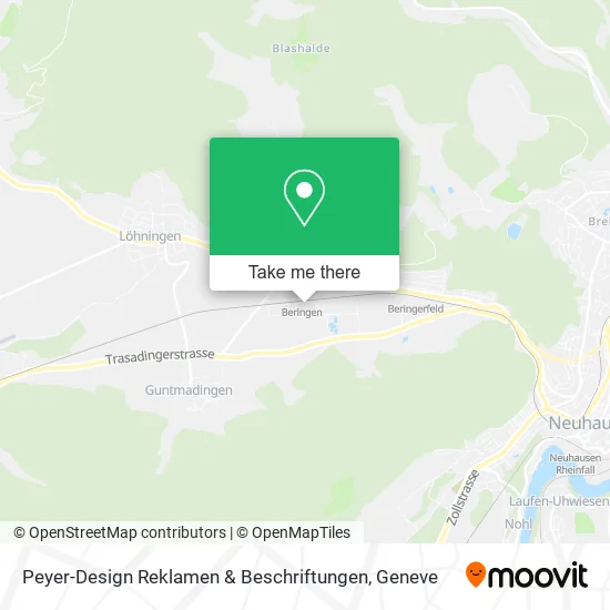 Peyer-Design Reklamen & Beschriftungen map