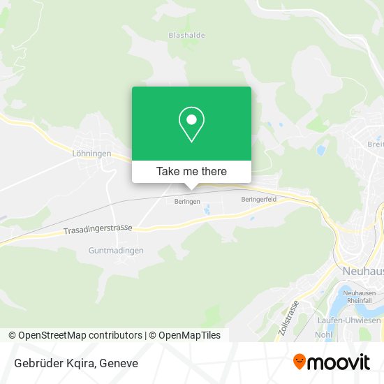 Gebrüder Kqira map