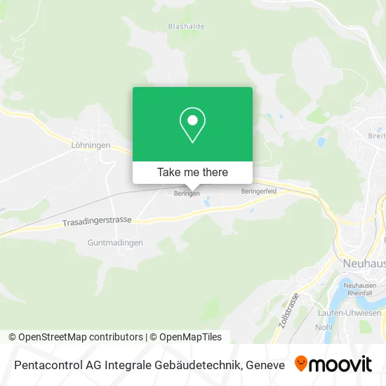 Pentacontrol AG Integrale Gebäudetechnik map