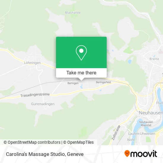 Carolina's Massage Studio map