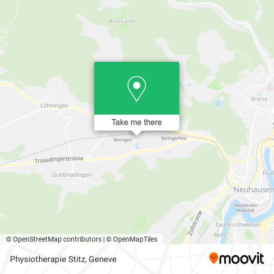 Physiotherapie Stitz map