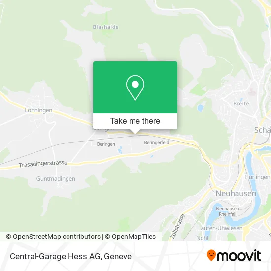 Central-Garage Hess AG map