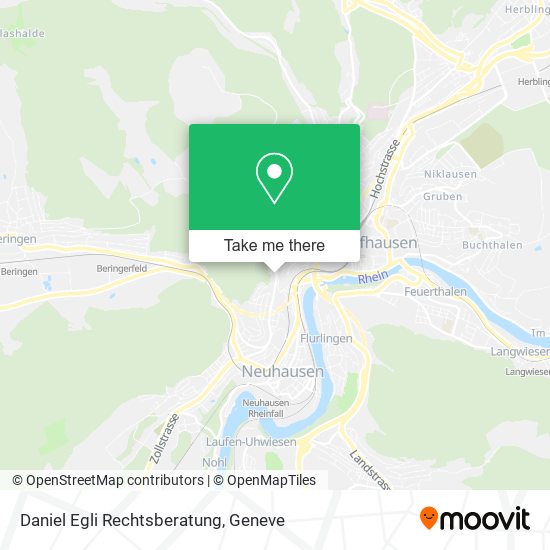 Daniel Egli Rechtsberatung map
