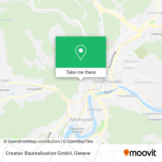 Createc Baurealisation GmbH map