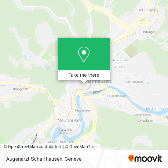 Augenarzt Schaffhausen map