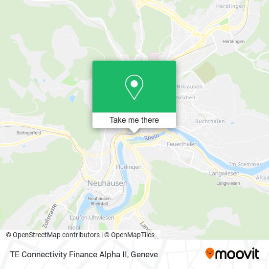TE Connectivity Finance Alpha II map