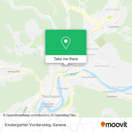 Kindergarten Vordersteig map