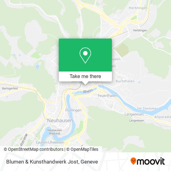 Blumen & Kunsthandwerk Jost map