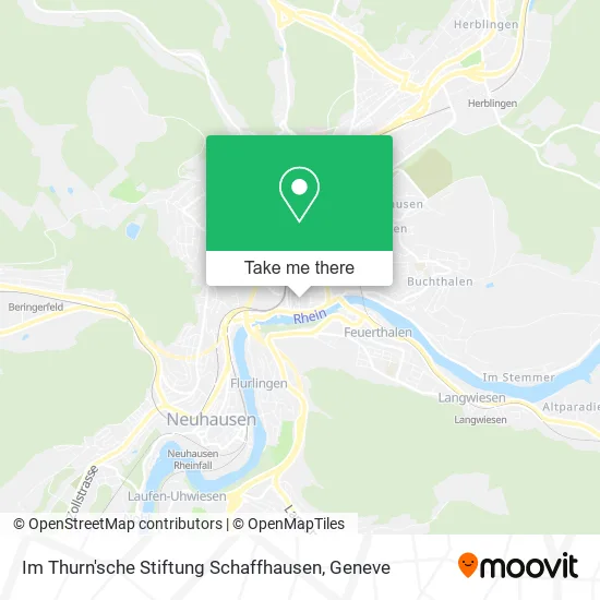Im Thurn'sche Stiftung Schaffhausen map