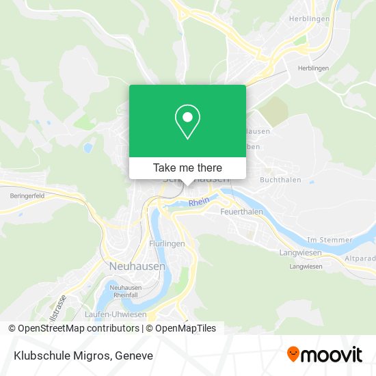 Klubschule Migros map