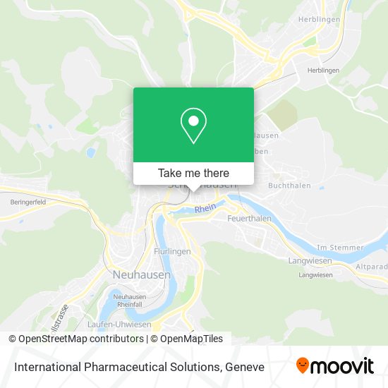 International Pharmaceutical Solutions map