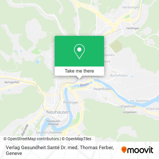 Verlag Gesundheit.Santé Dr. med. Thomas Ferber map