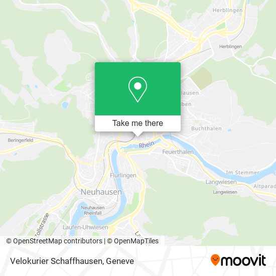 Velokurier Schaffhausen plan