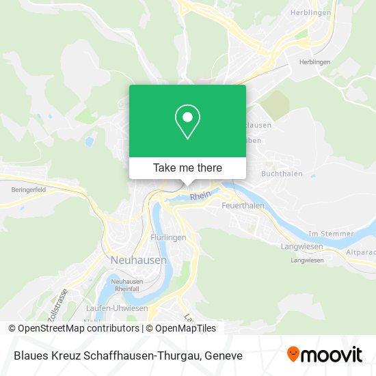 Blaues Kreuz Schaffhausen-Thurgau map