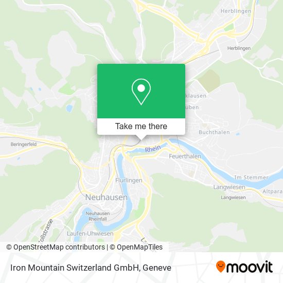 Iron Mountain Switzerland GmbH map
