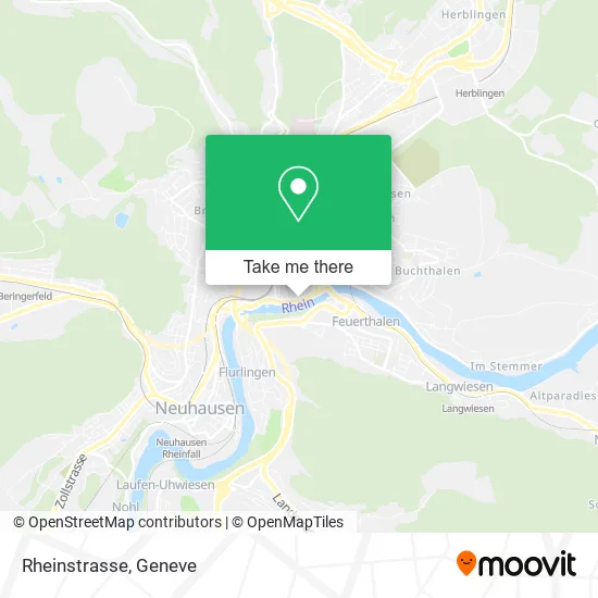 Rheinstrasse map