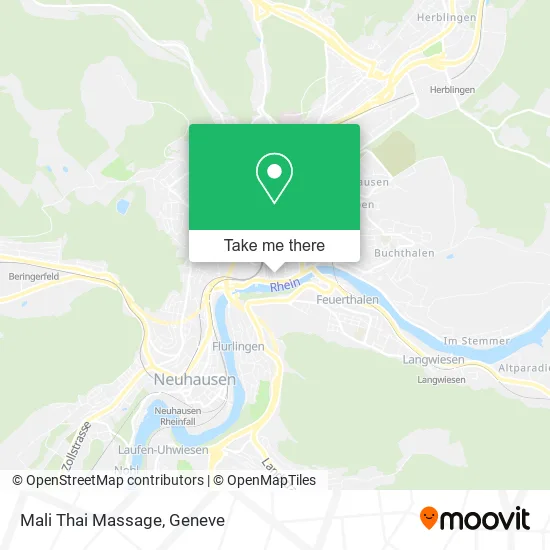 Mali Thai Massage map