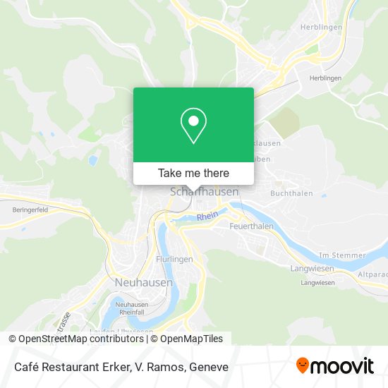 Café Restaurant Erker, V. Ramos map