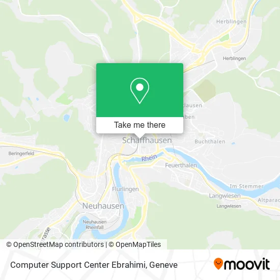 Computer Support Center Ebrahimi map