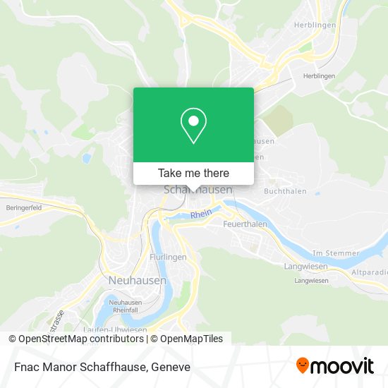 Fnac Manor Schaffhause map