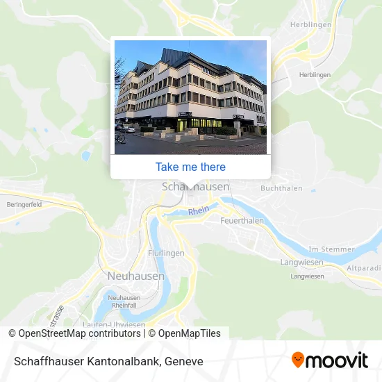 Schaffhauser Kantonalbank map