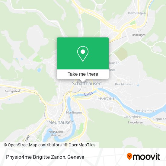 Physio4me Brigitte Zanon map