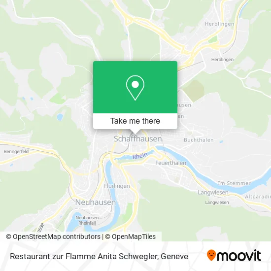 Restaurant zur Flamme Anita Schwegler map