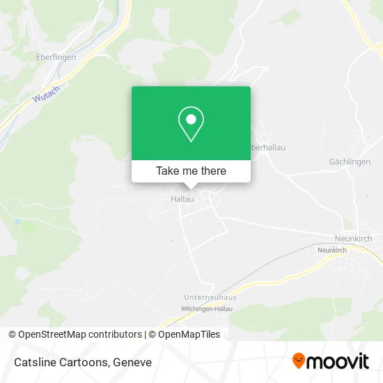 Catsline Cartoons map