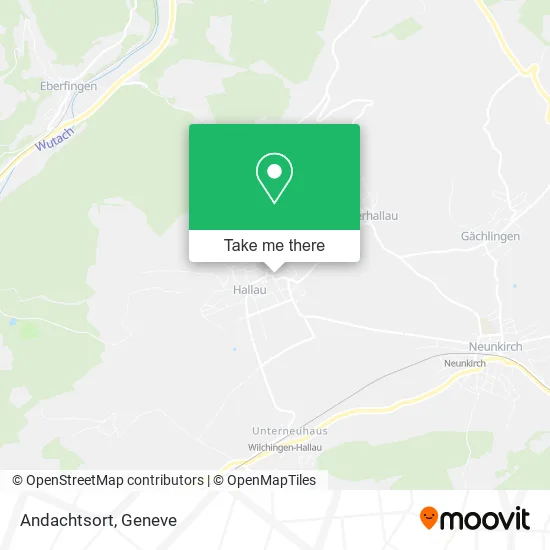 Andachtsort map