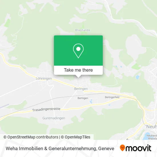 Weha Immobilien & Generalunternehmung map