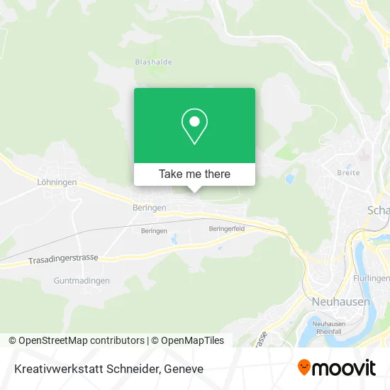 Kreativwerkstatt Schneider map