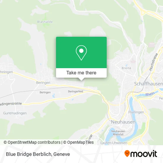 Blue Bridge Berblich map