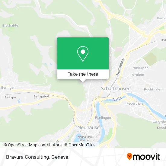 Bravura Consulting map