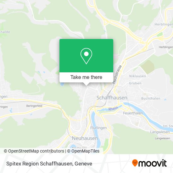 Spitex Region Schaffhausen map