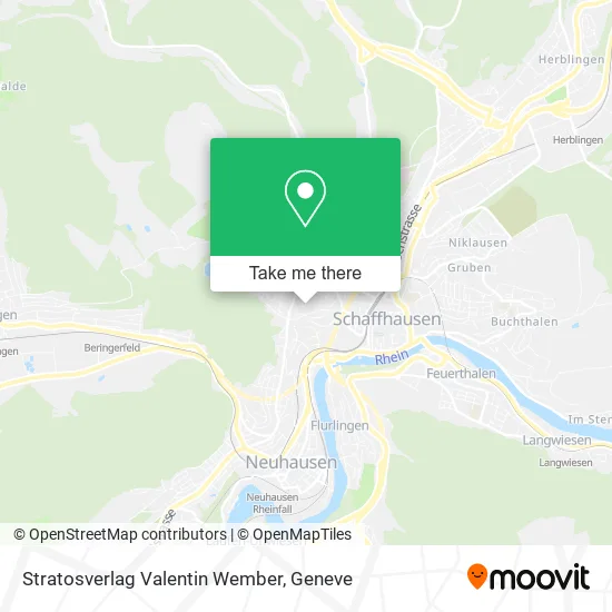Stratosverlag Valentin Wember map