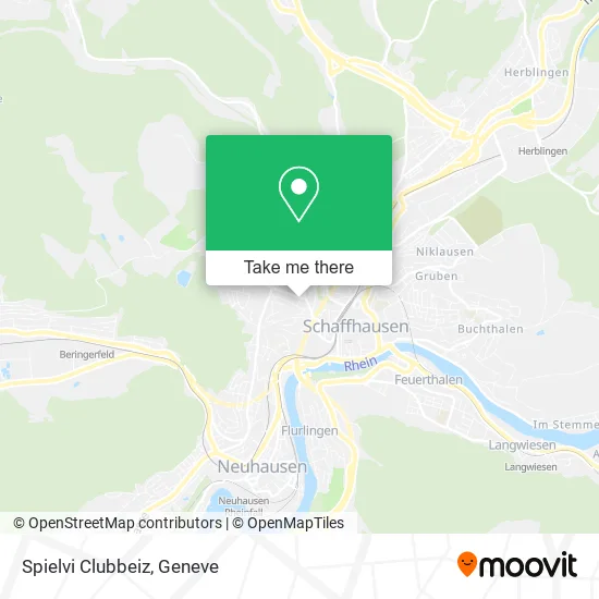 Spielvi Clubbeiz map