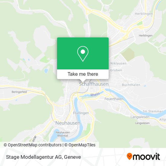 Stage Modellagentur AG map