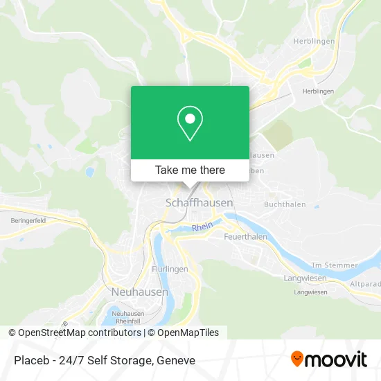 Placeb - 24/7 Self Storage map