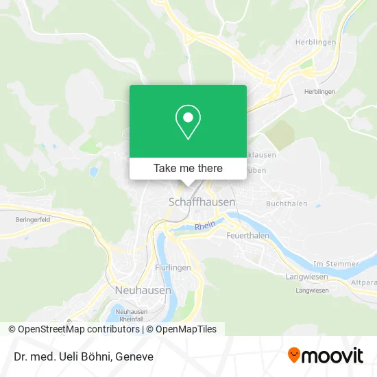 Dr. med. Ueli Böhni map