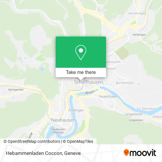 Hebammenladen Coccon map