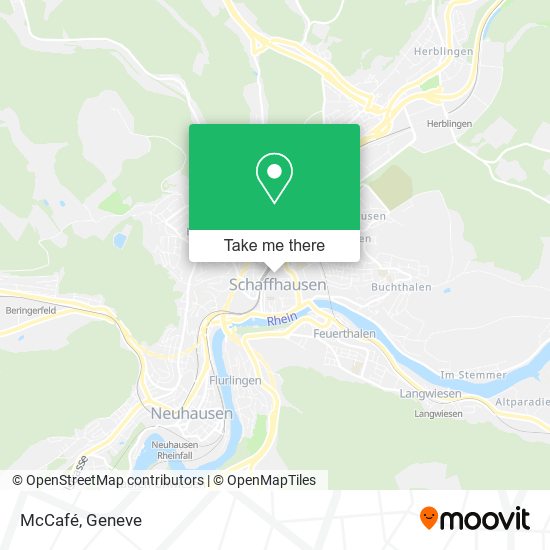 McCafé map