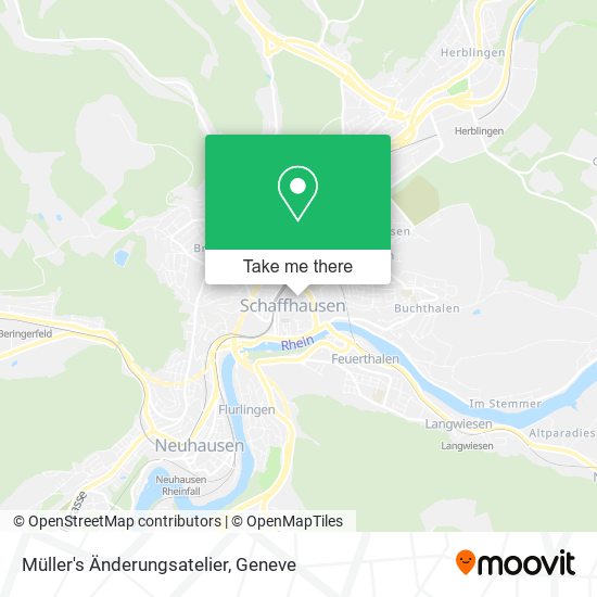 Müller's Änderungsatelier map
