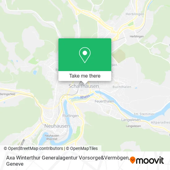 Axa Winterthur Generalagentur Vorsorge&Vermögen map