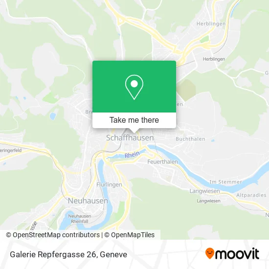 Galerie Repfergasse 26 map